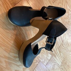 Black Clog Heels
